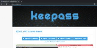 Alertan sobre sitio falso de KeePass que distribuye malware