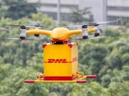 DHL Express lanza su primer servicio de reparto regular urbano plenamente automatizado con drones inteligentes