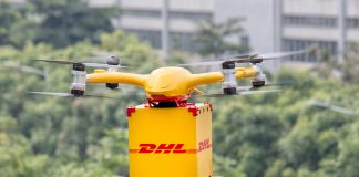 DHL Express lanza su primer servicio de reparto regular urbano plenamente automatizado con drones inteligentes
