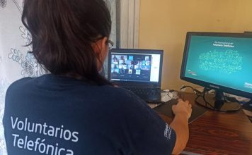 Voluntarios de Fundación Telefónica Movistar realizaron jornadas sociales en formato digital