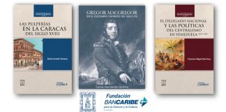 Publicaciones de la Fundación Bancaribe para la Ciencia y la Cultura disponibles en librerías