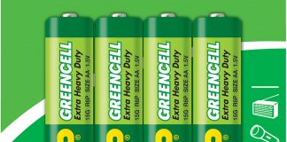 GP Batteries lanza al mercado las Greencell Cloruro de Zinc