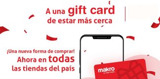 Activado uso de tarjetas de regalo Makro en toda su red de tiendas