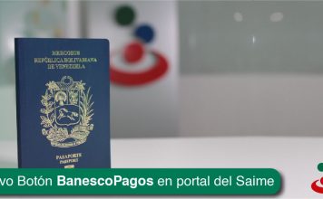 Banesco activa opción de pago en línea de trámites ante el Saime