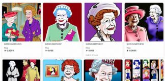 Homenaje a la Reina desde el mundo digital de NFT y las monedas