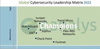 9 proveedores clasificados como «campeones» del canal en la matriz de liderazgo en ciberseguridad de 2021