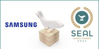 Samsung recibe el SEAL de Sostenibilidad Empresarial 2022 por reutilización de plástico que se destinaría al océano