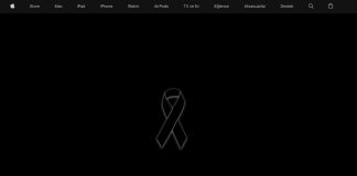 Apple tiñe de negro su tienda online turca