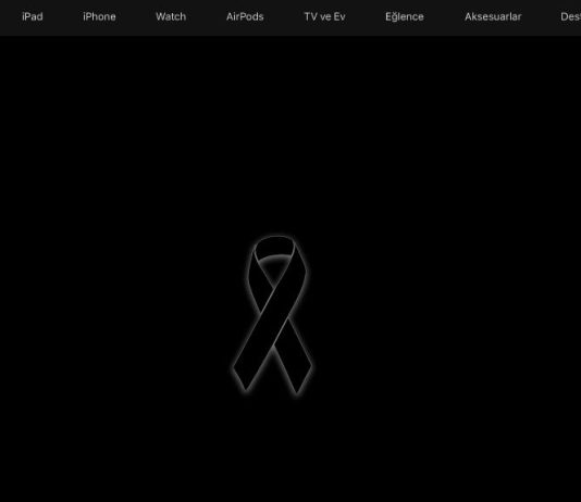 Apple tiñe de negro su tienda online turca
