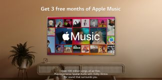 LG ofrece tres meses de Apple Music gratis a los usuarios de LG Smart TV en todo el mundo