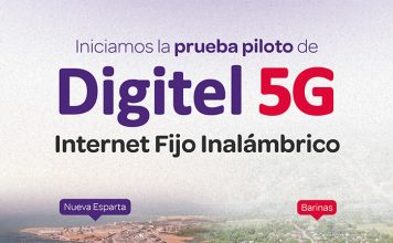 Digitel inició las pruebas en la tecnología 5G en Nueva Esparta y Barinas