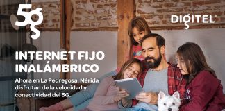 Digitel lleva su tecnología 5G con el Internet Fijo Inalámbrico a Mérida