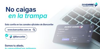 Bancaribe promueve contenidos de formación para sus usuarios y alerta sobre riesgos de fraude digital.