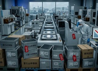 Proveedores de chips de Japón sufren caída histórica de ventas en China