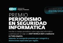 Comienza la inscripción para participar del Premio ESET al Periodismo en Seguridad Informática 2026