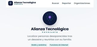 Alianza tecnológica por Venezuela activa buscador y canales multiplataforma para localizar personas tras sismo en alianzatecve.org