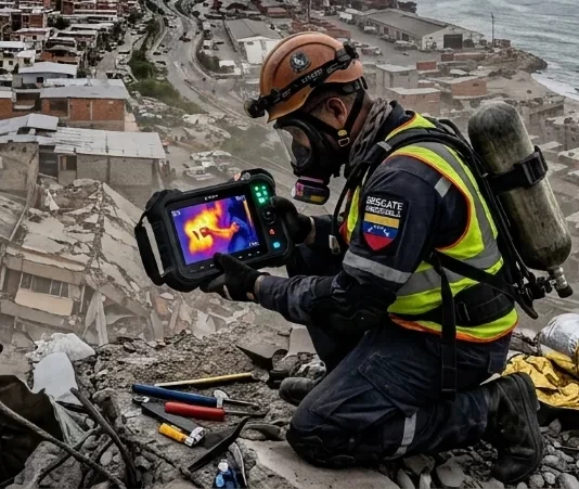 La tecnología detrás del rescate: cómo opera el despliegue internacional tras el terremoto de Venezuela