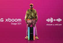LG presenta Xboom Stage 501 que convierte cualquier canción en un karaoke on IA al instante