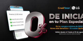 LG y Mundo Total facilitan acceso a electrodomésticos con financiamiento sin inicial